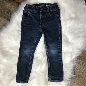 Dark denim skinny jeans